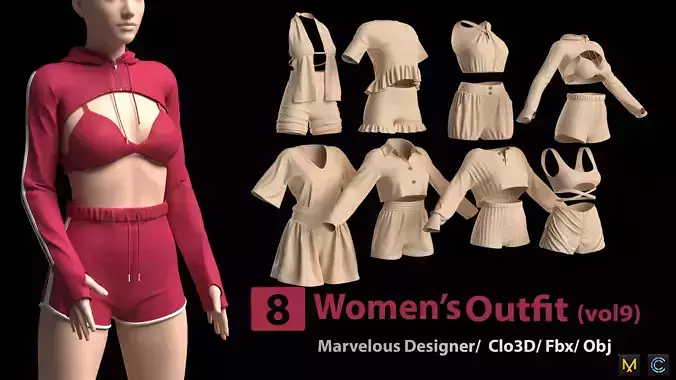 8 Womens Outfit -vol9