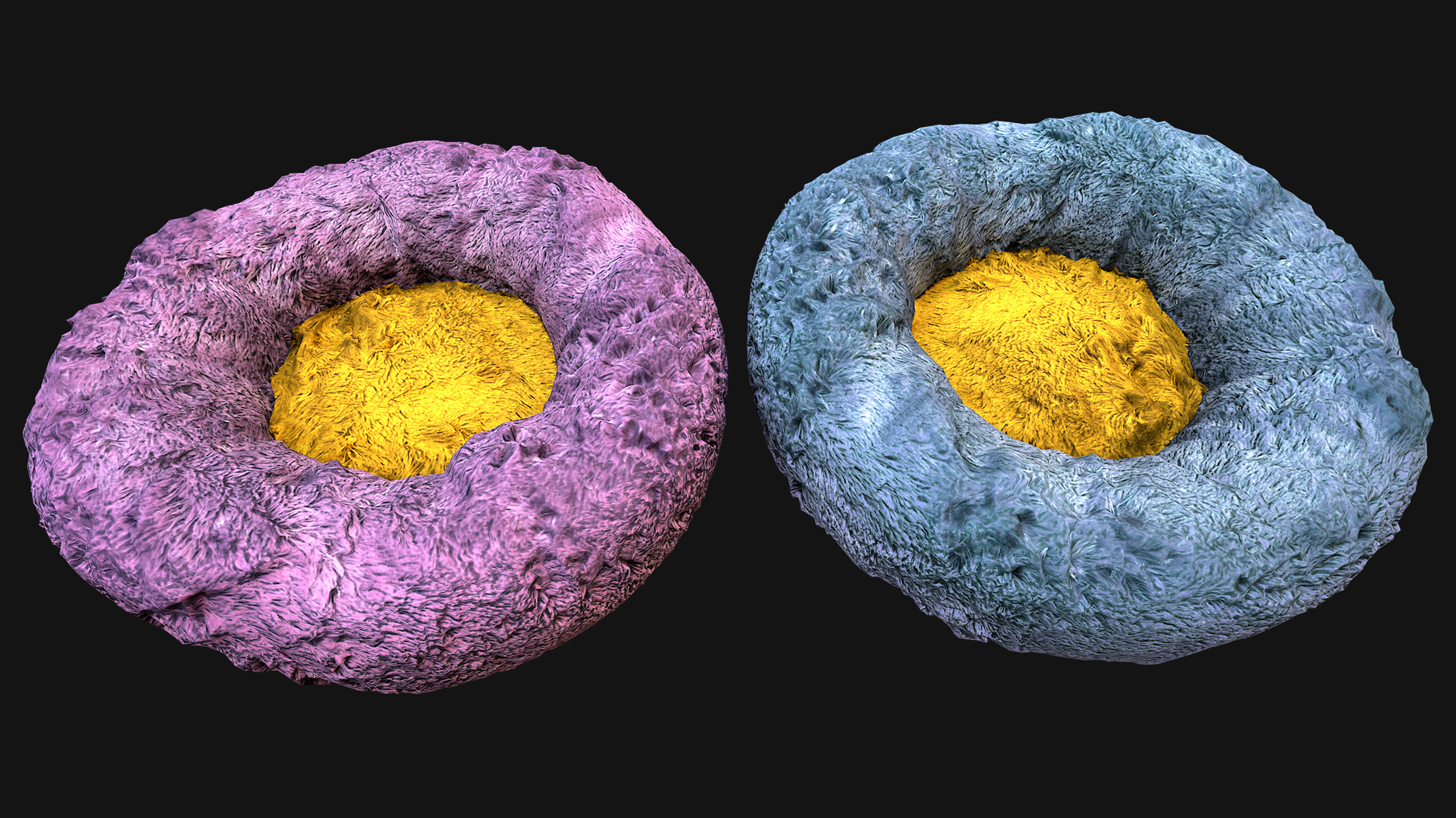 Bed Pet Chair for Cats and Dogs Furniture Low-poly 3D model_5