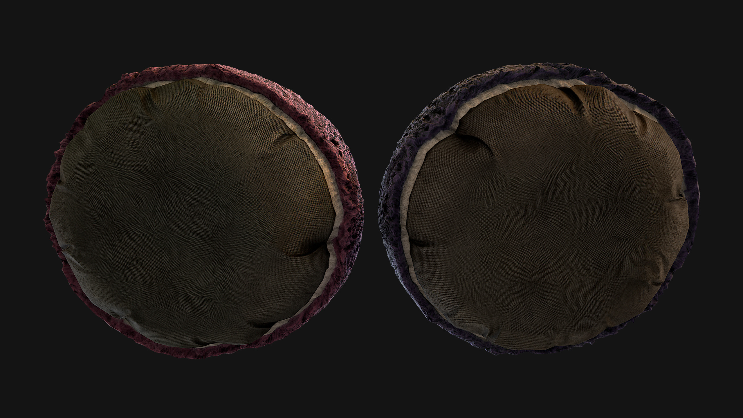 Bed Pet Chair for Cats and Dogs Furniture Low-poly 3D model_14