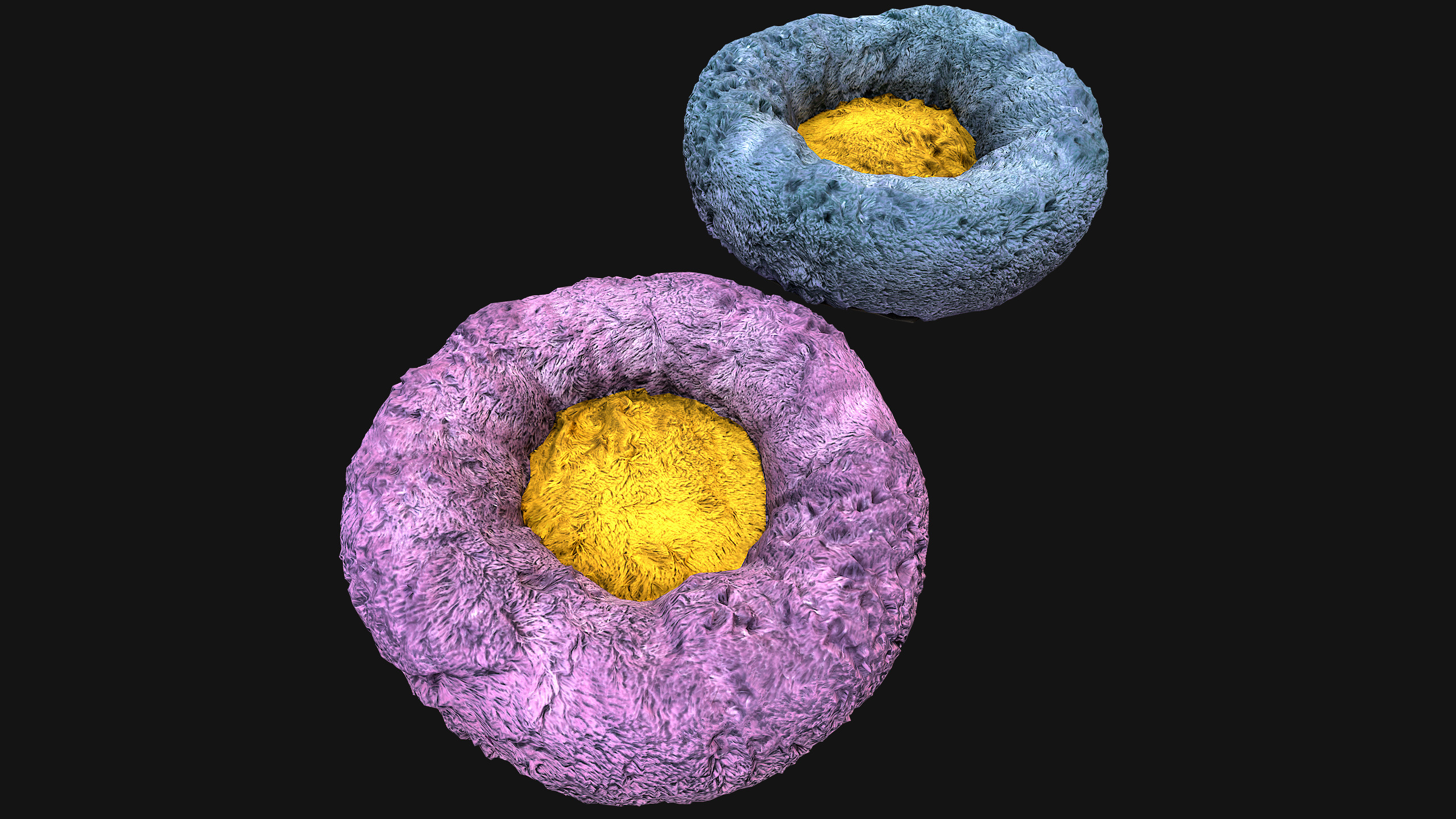 Bed Pet Chair for Cats and Dogs Furniture Low-poly 3D model_23