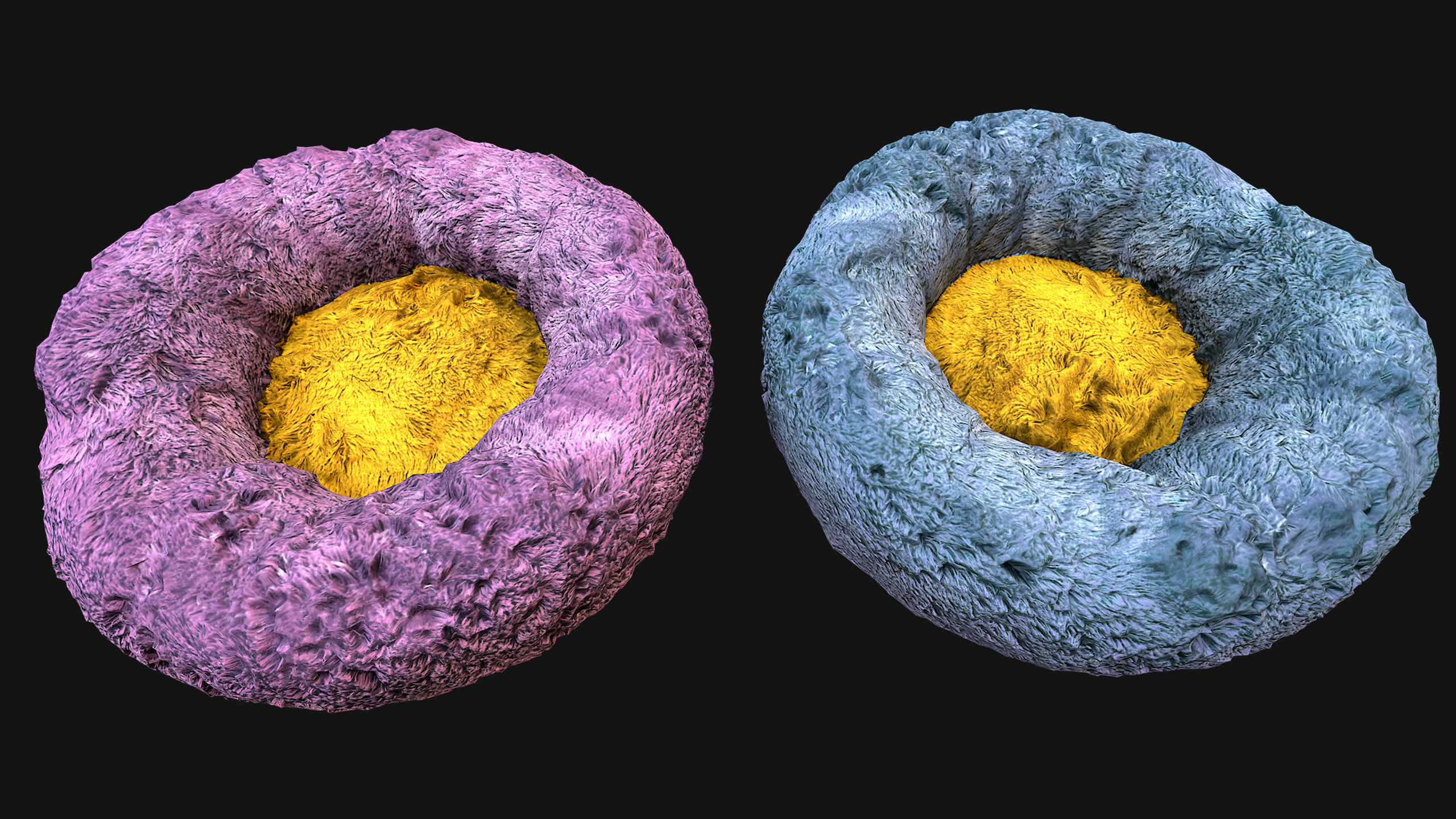 Bed Pet Chair for Cats and Dogs Furniture Low-poly 3D model_3