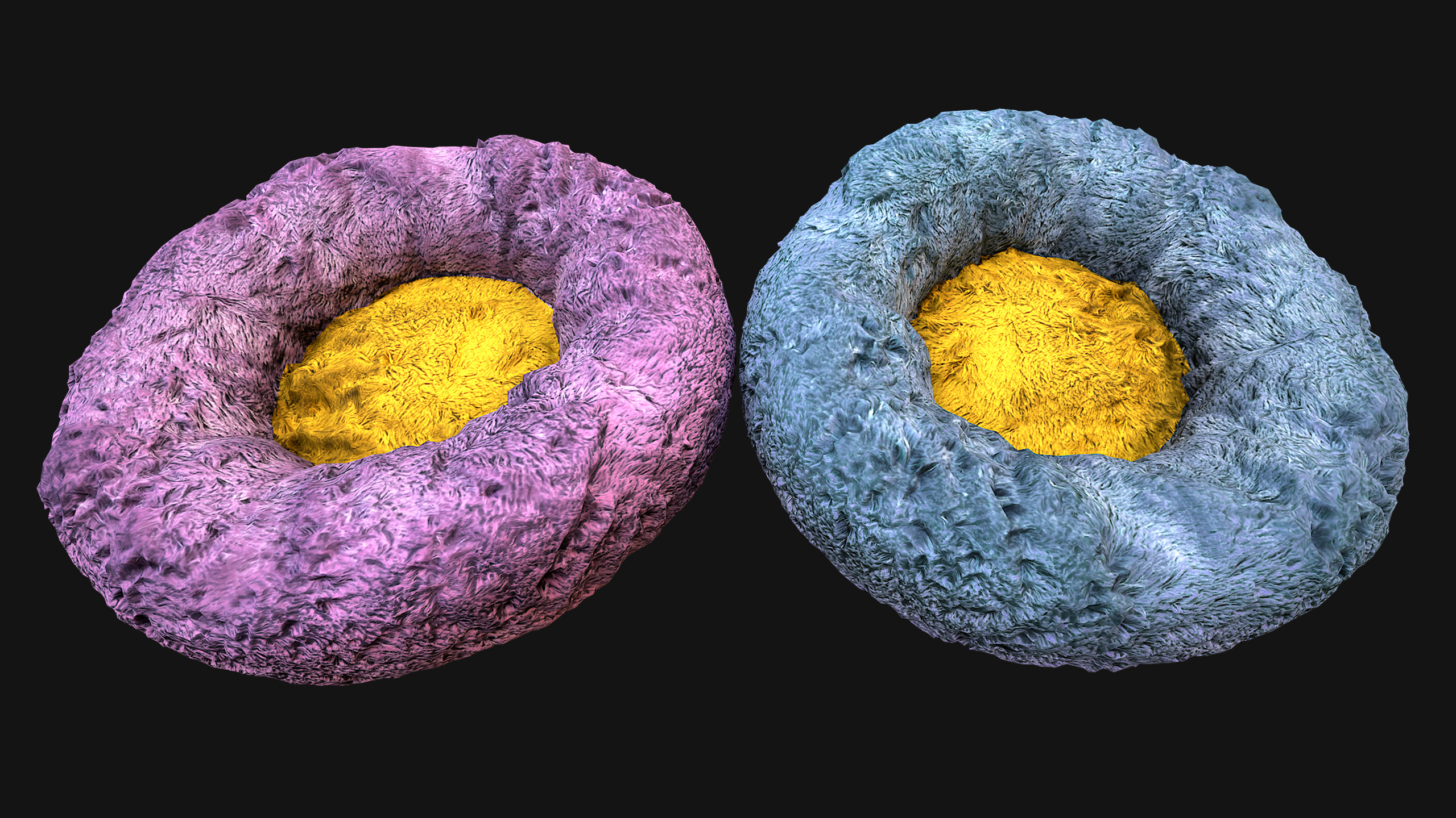 Bed Pet Chair for Cats and Dogs Furniture Low-poly 3D model_7