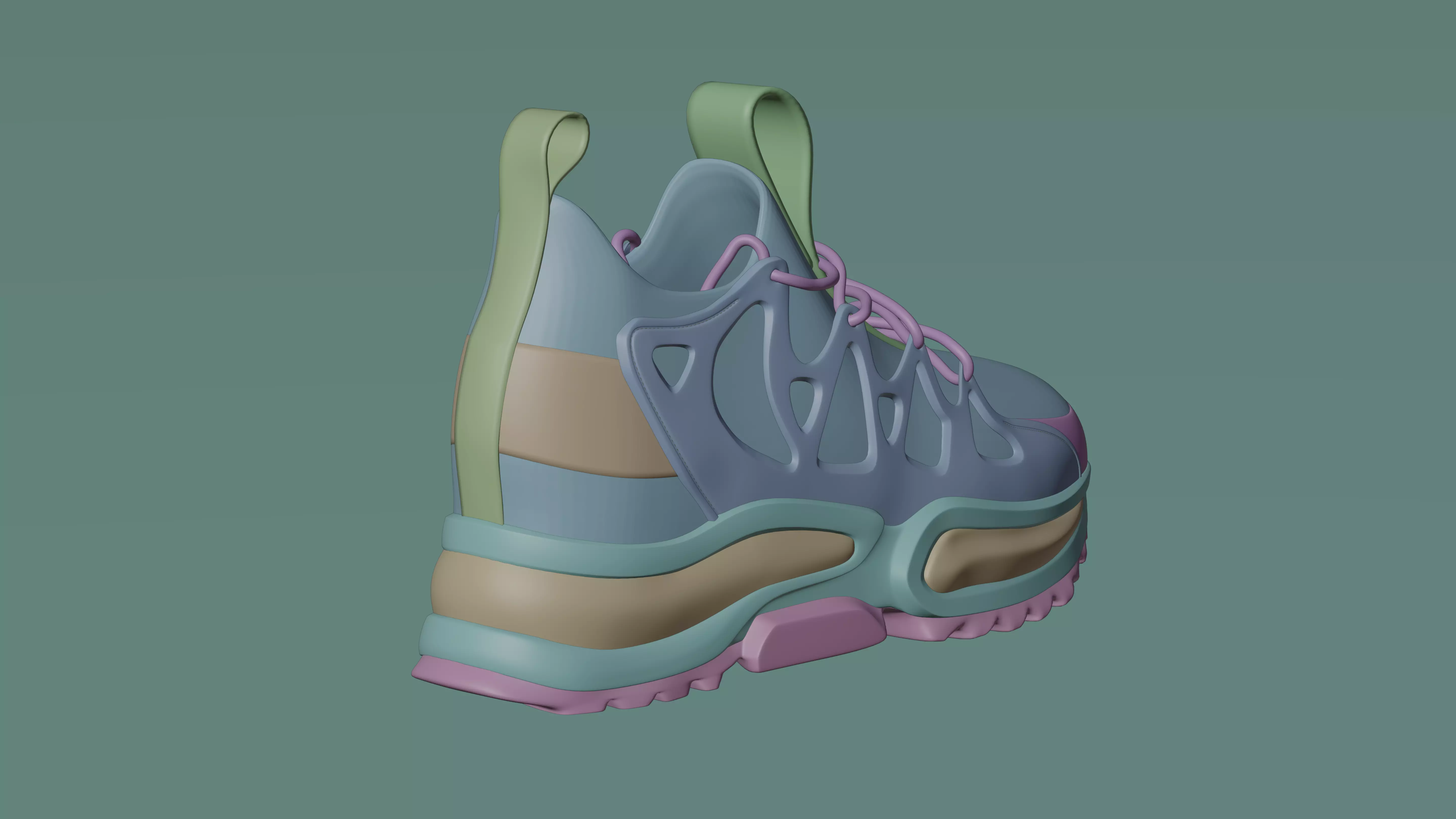 Shoes 3D print model_3