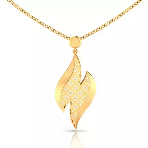 fusion women gold pendant 1030