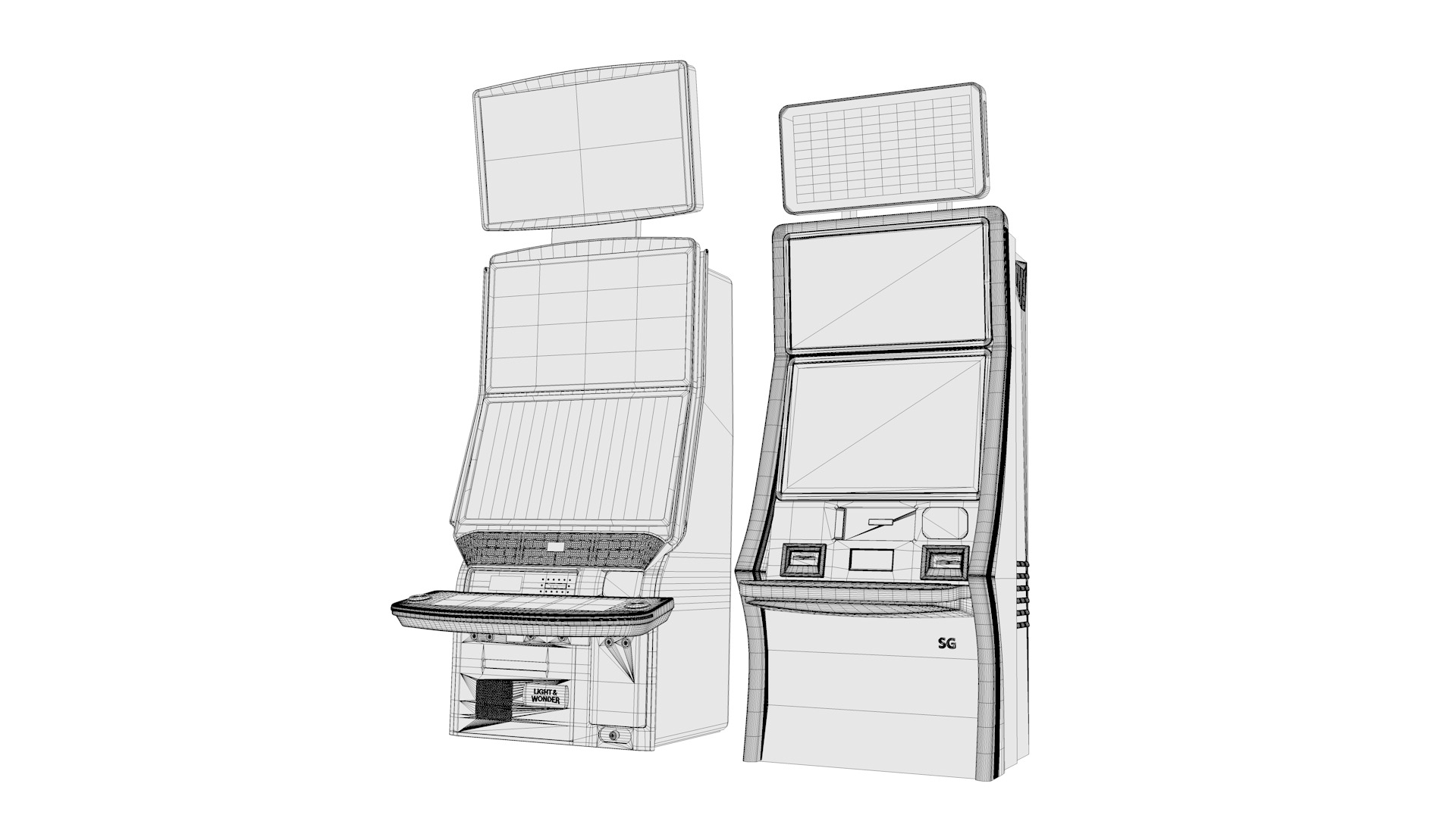 Casino machine model Slot machine model Casino machine model 3D model_5