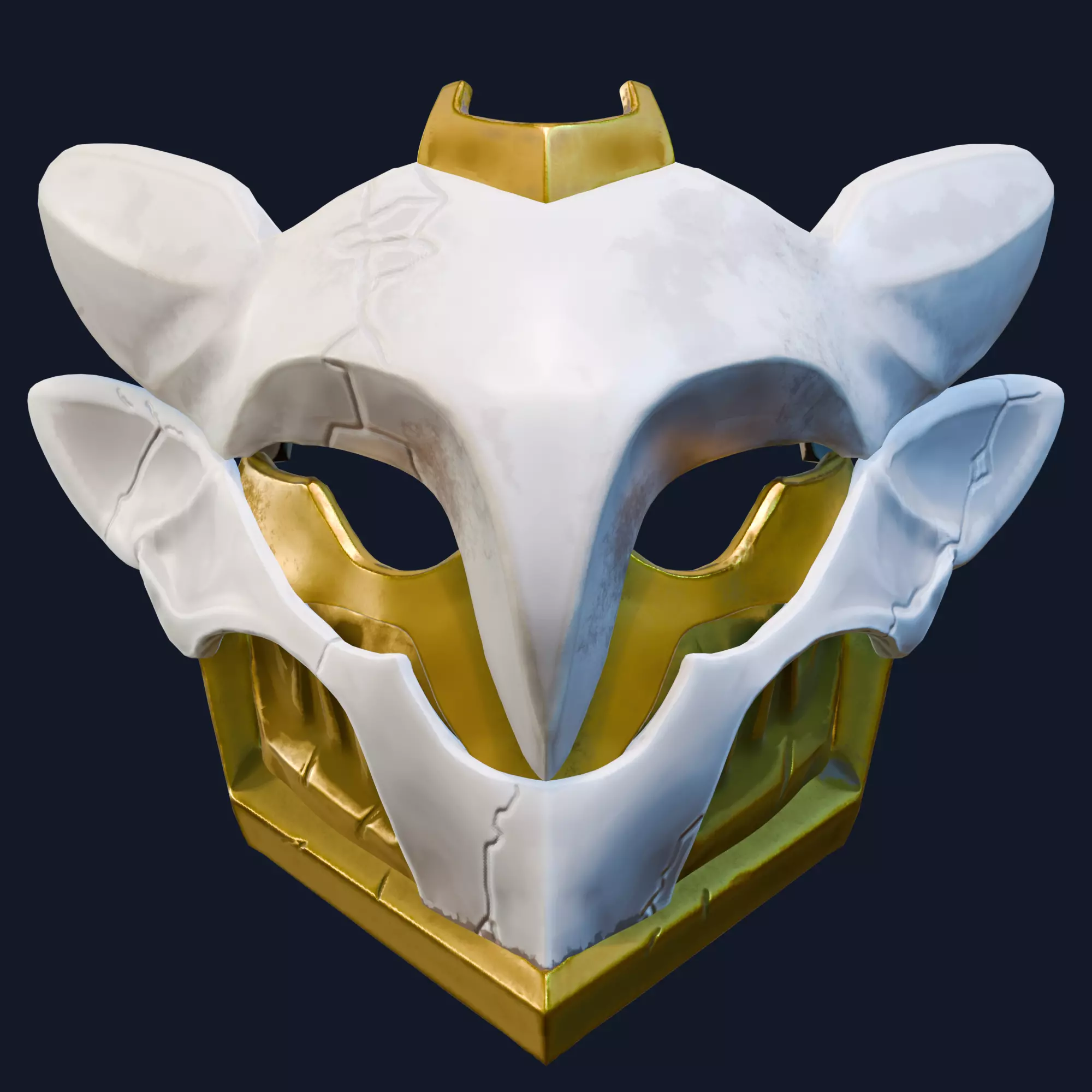 Arcane Ekko Firelight Leader Mask 3D print model