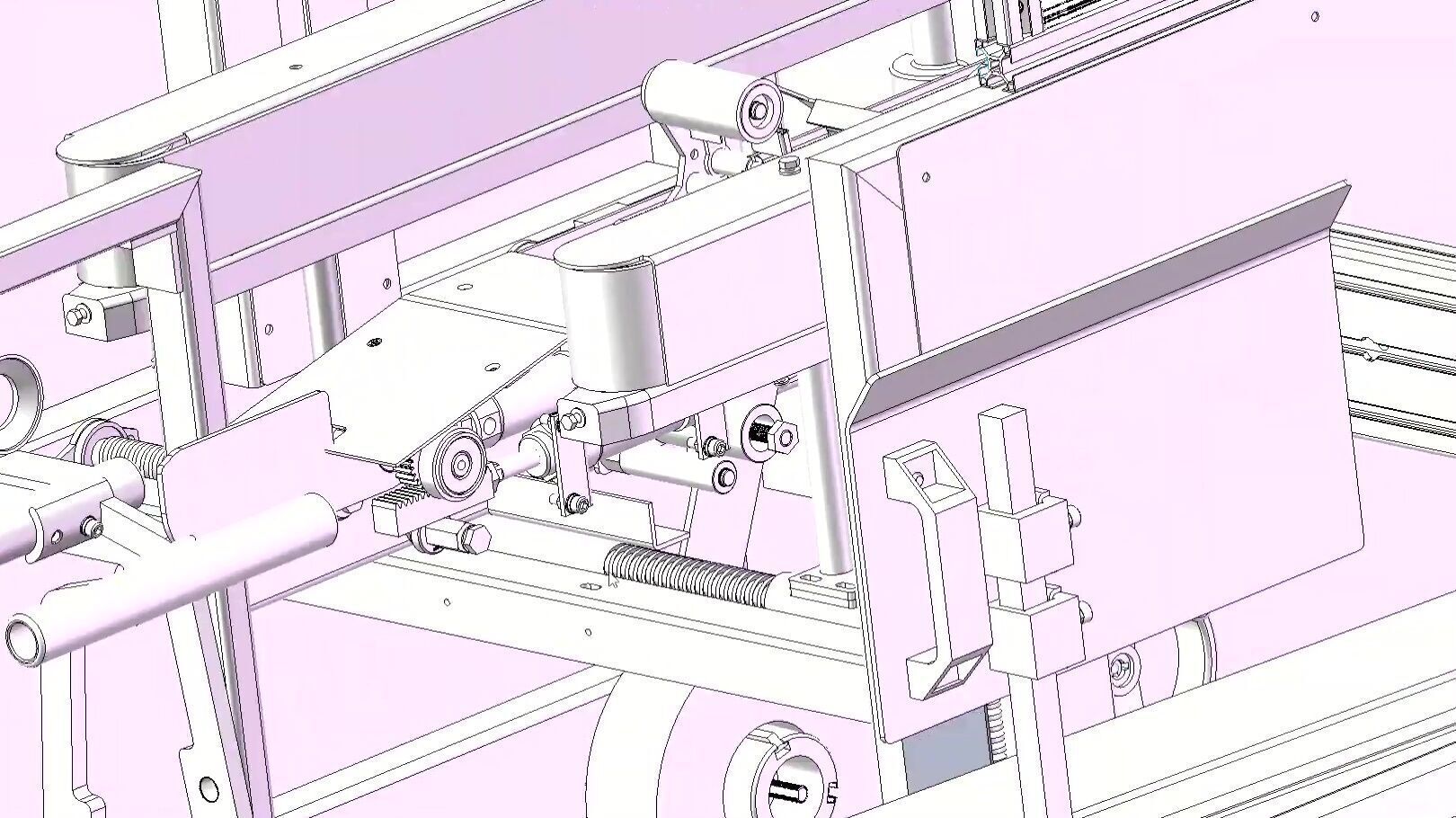 Fully Automated Carton Sealing and Packaging Line - Box Sealer 3D model_14