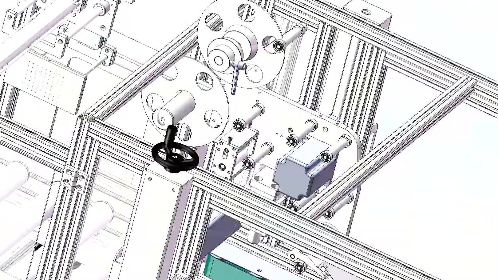Fully Automated Carton Sealing and Packaging Line - Box Sealer 3D model_18