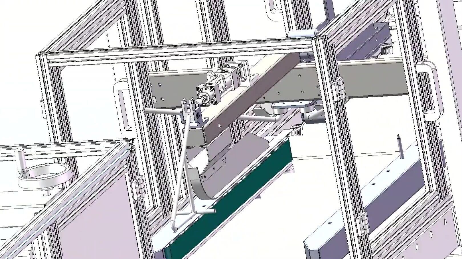 Fully Automated Carton Sealing and Packaging Line - Box Sealer 3D model_5