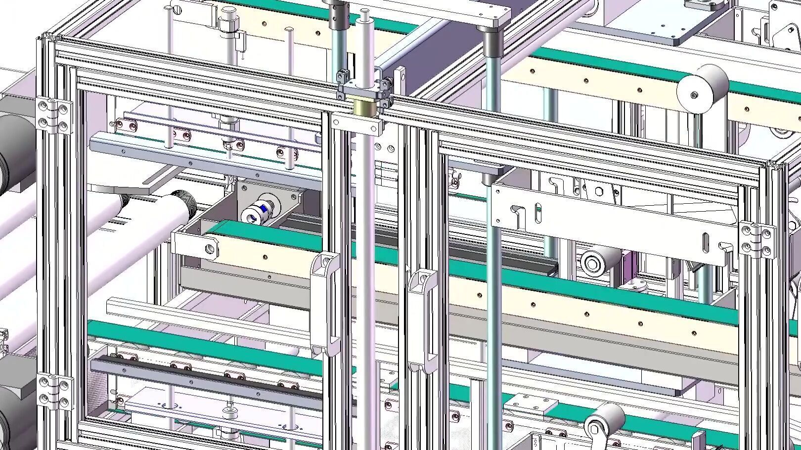 Fully Automated Carton Sealing and Packaging Line - Box Sealer 3D model_16