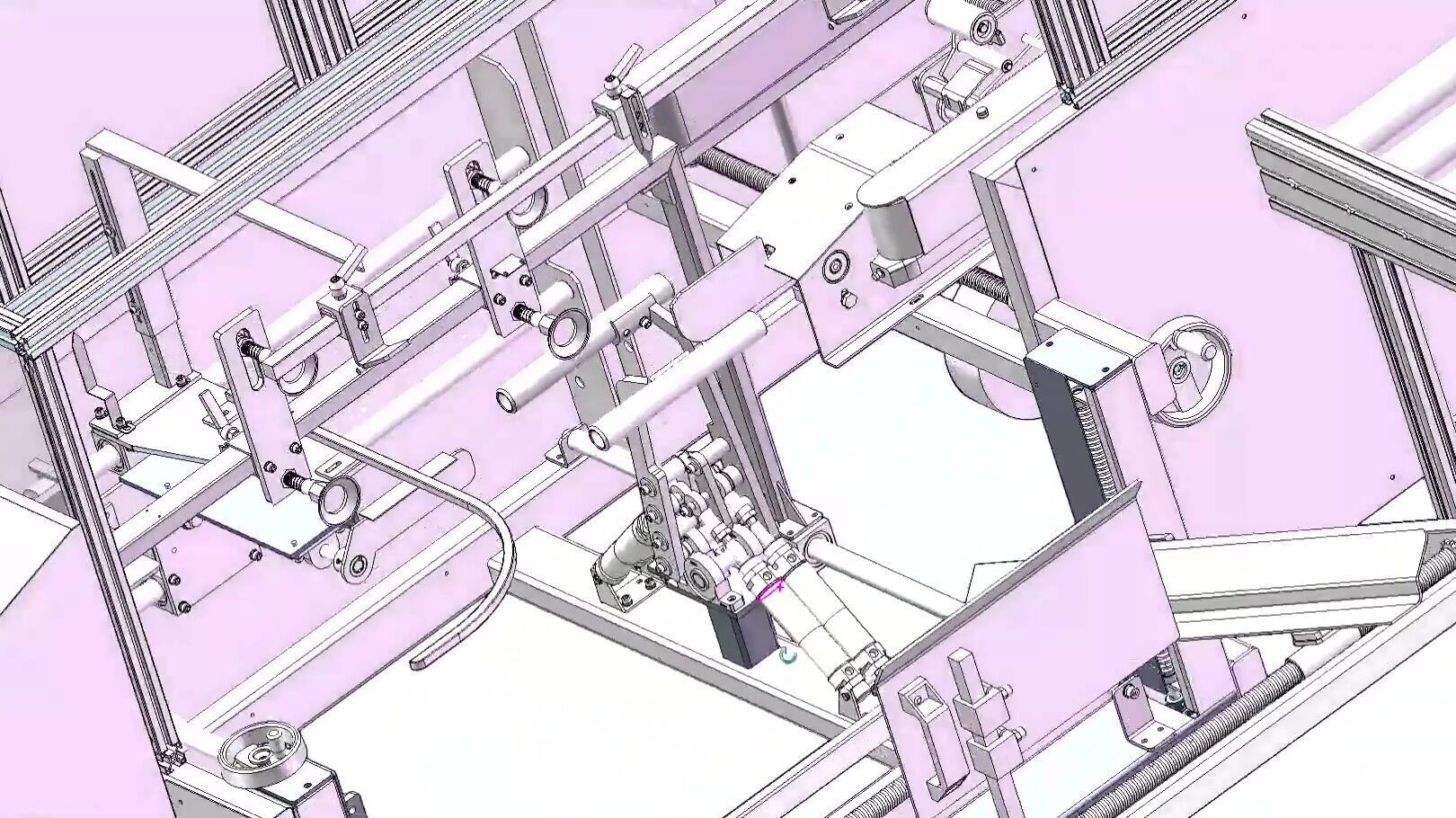 Fully Automated Carton Sealing and Packaging Line - Box Sealer 3D model_13