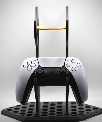 Game controller holders  3D print model_4