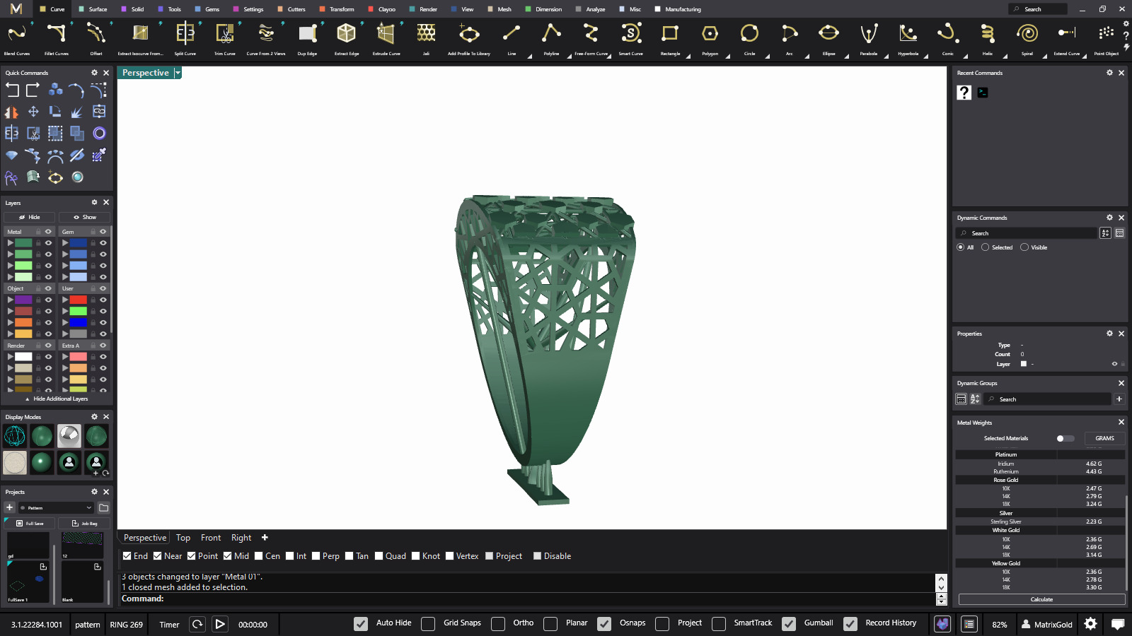 Fusion ring 3D printer model code 269 3D print model 3D print model_10