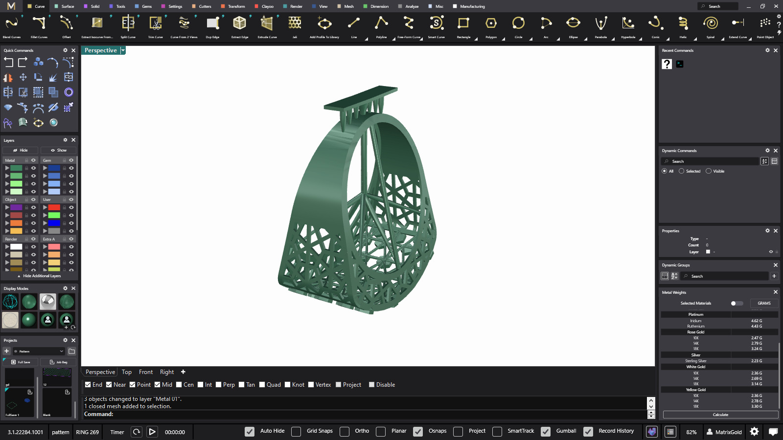Fusion ring 3D printer model code 269 3D print model 3D print model_15