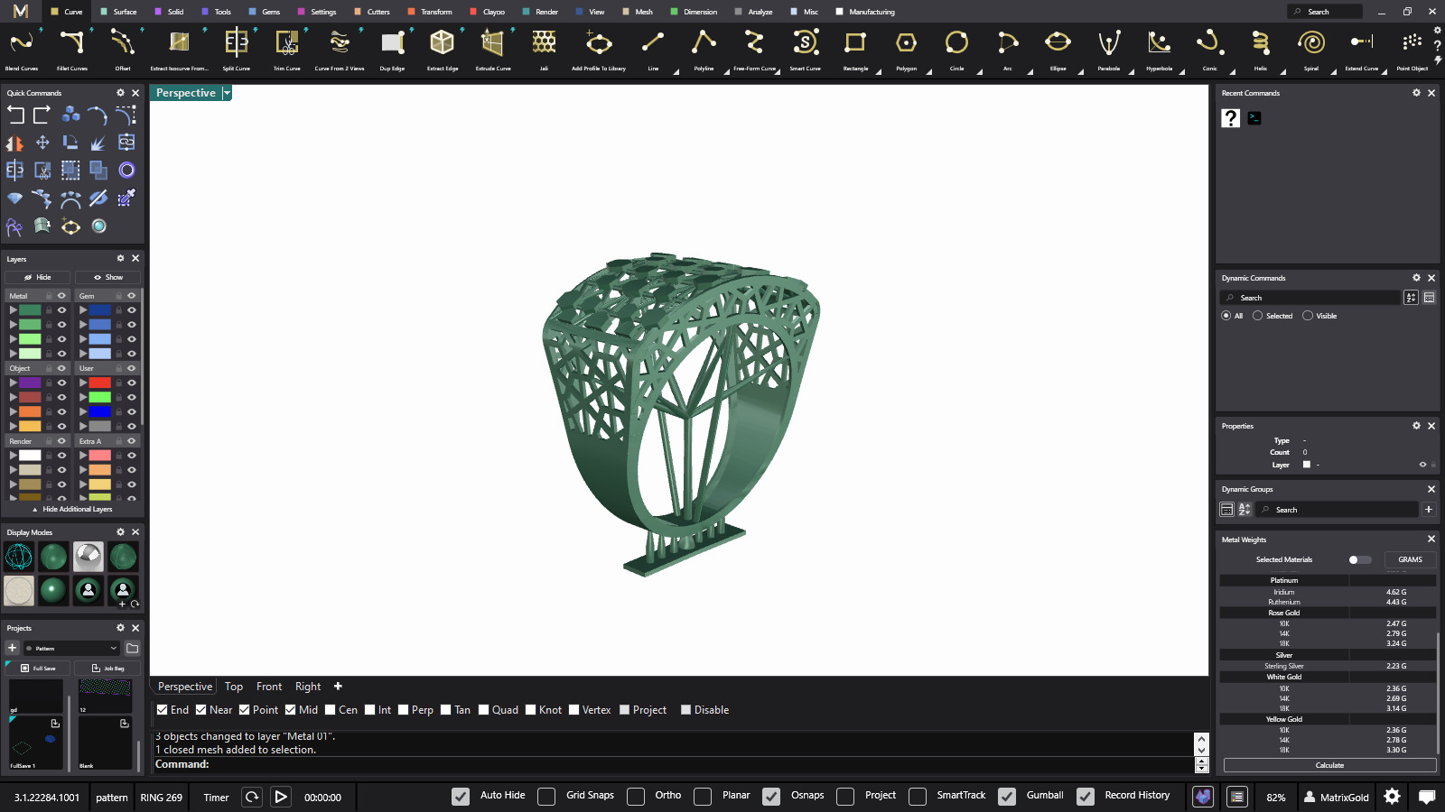 Fusion ring 3D printer model code 269 3D print model 3D print model_4