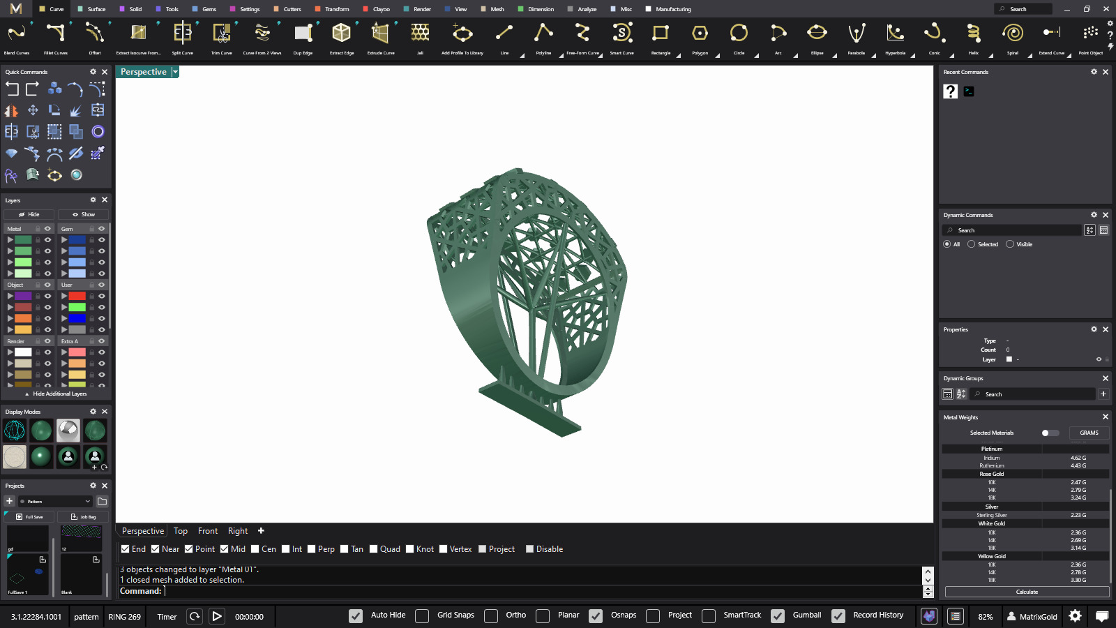 Fusion ring 3D printer model code 269 3D print model 3D print model_8