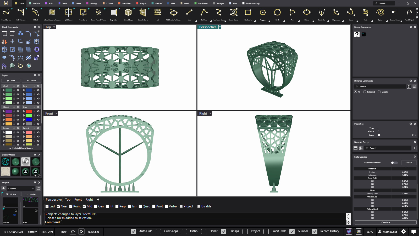 Fusion ring 3D printer model code 269 3D print model 3D print model_17
