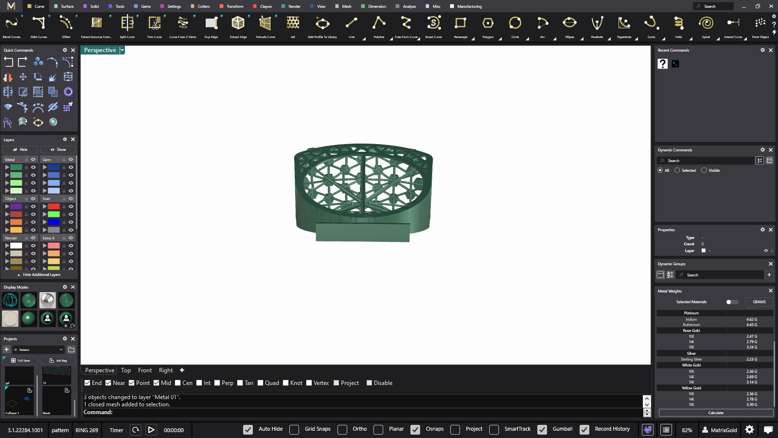 Fusion ring 3D printer model code 269 3D print model 3D print model_6