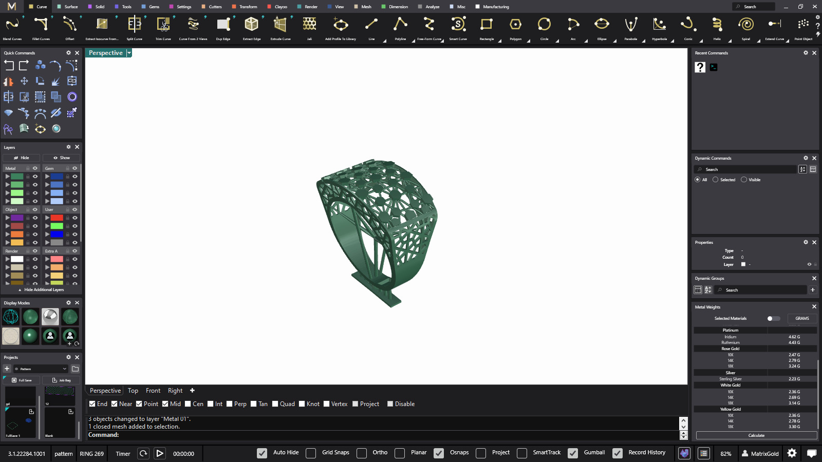 Fusion ring 3D printer model code 269 3D print model 3D print model_14