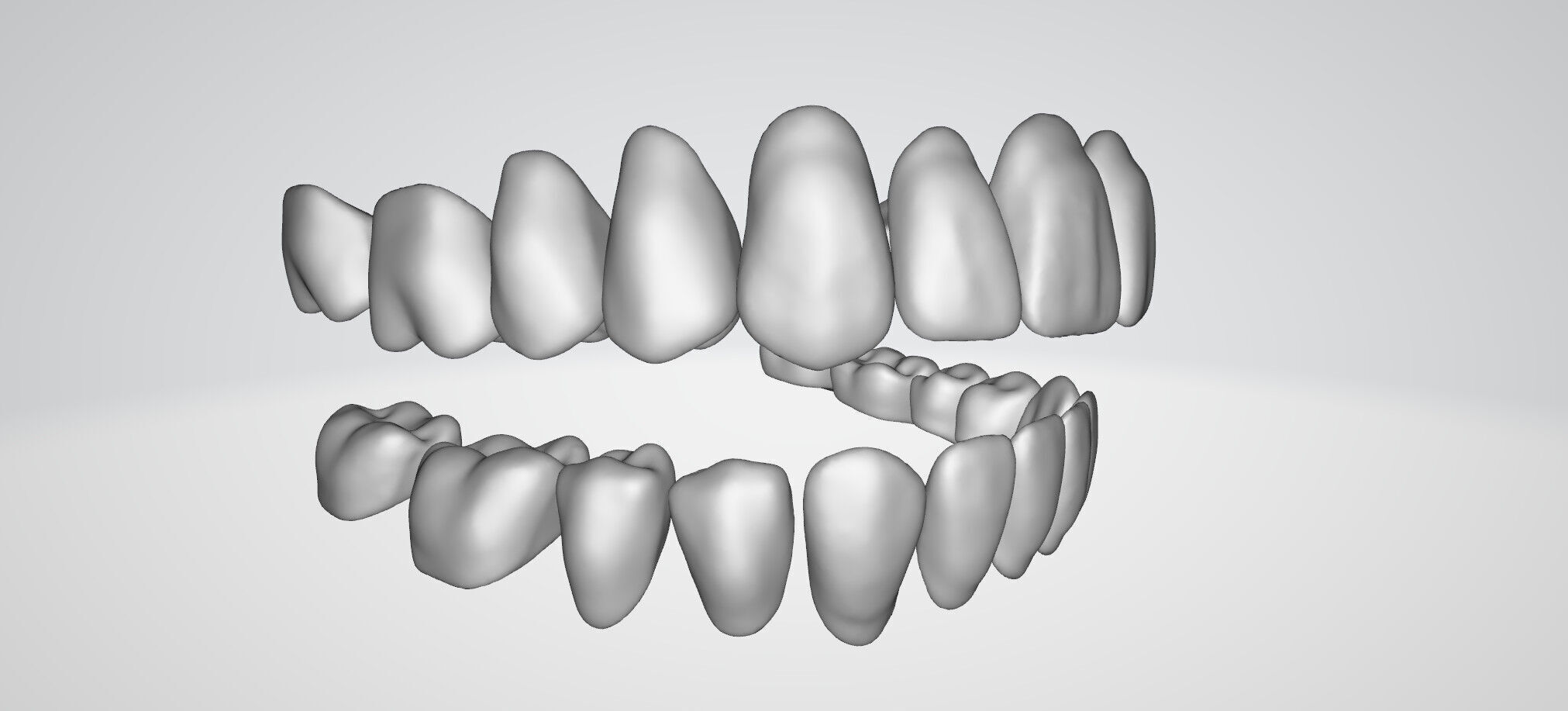 Ultra-Detailed Anatomically Correct Human Teeth Set 3D print model_7