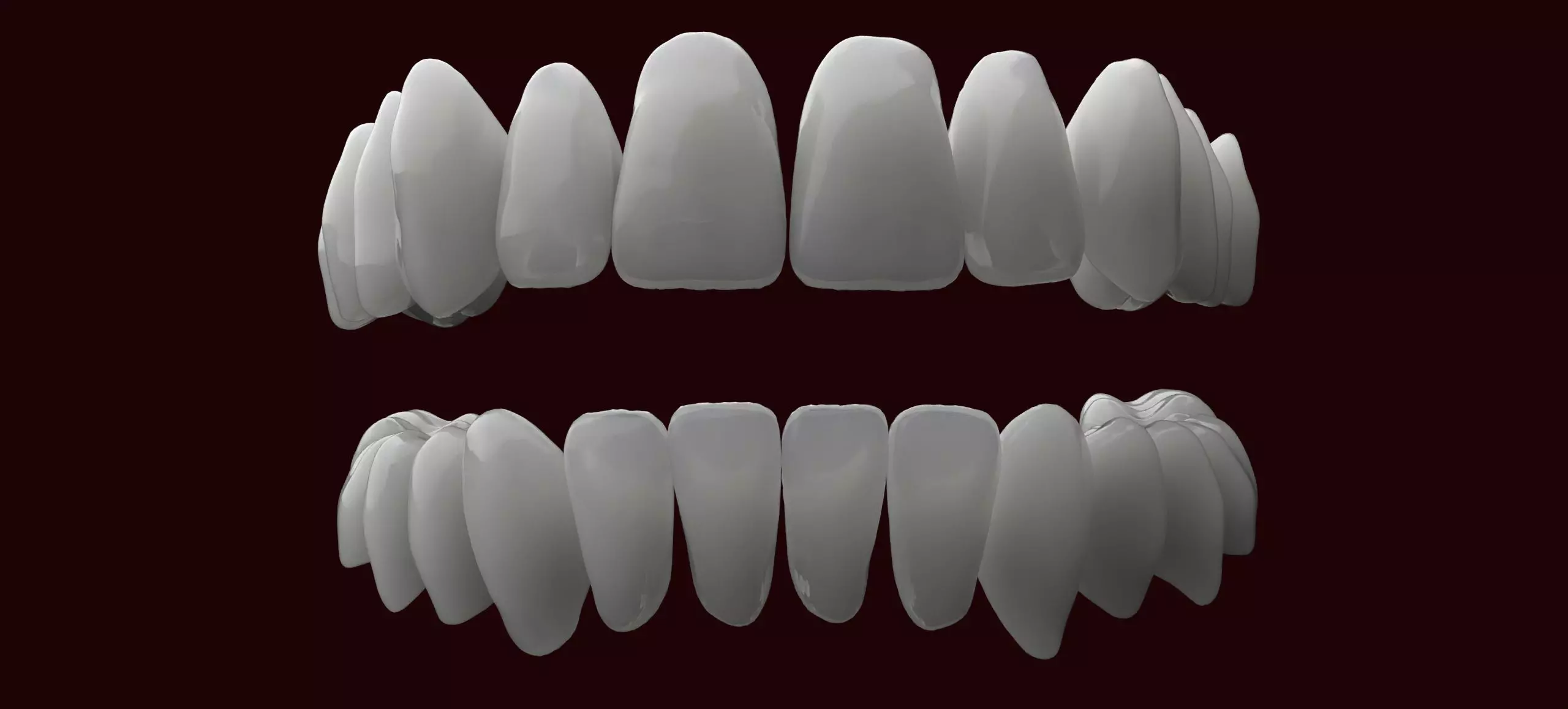 Ultra-Detailed Anatomically Correct Human Teeth Set 3D print model_0