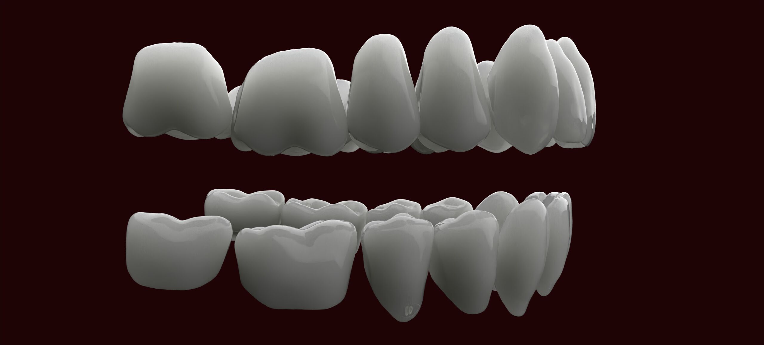 Ultra-Detailed Anatomically Correct Human Teeth Set 3D print model_2