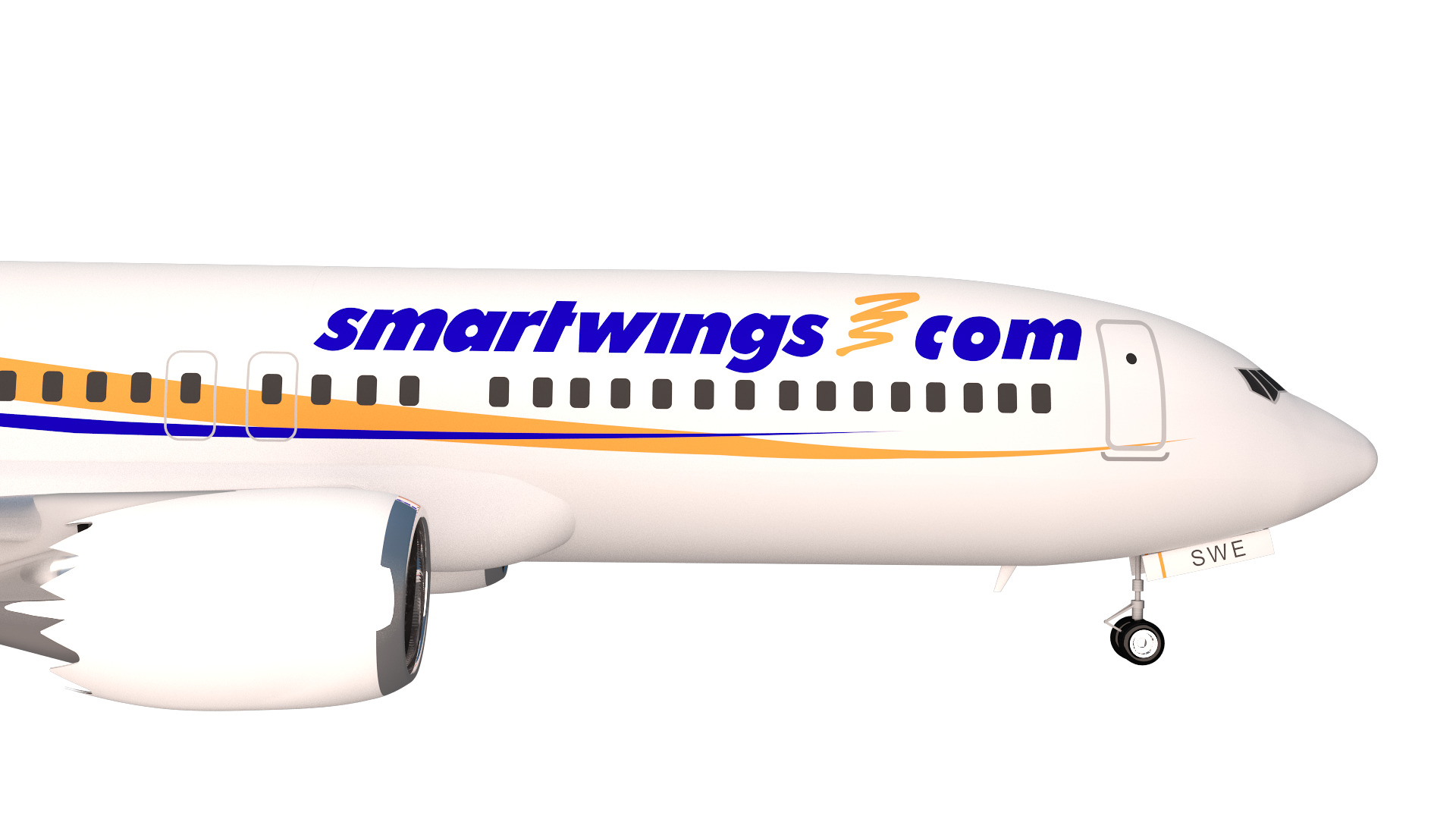 Smartwings Boeing 737 max 8 3D model_9
