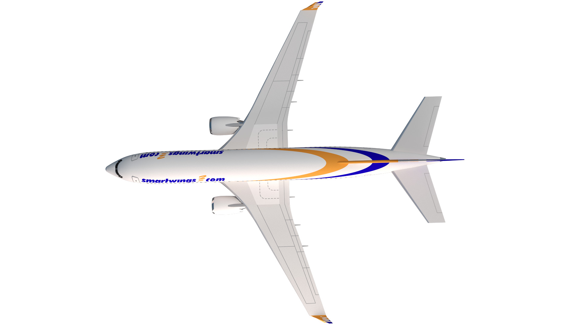Smartwings Boeing 737 max 8 3D model_1