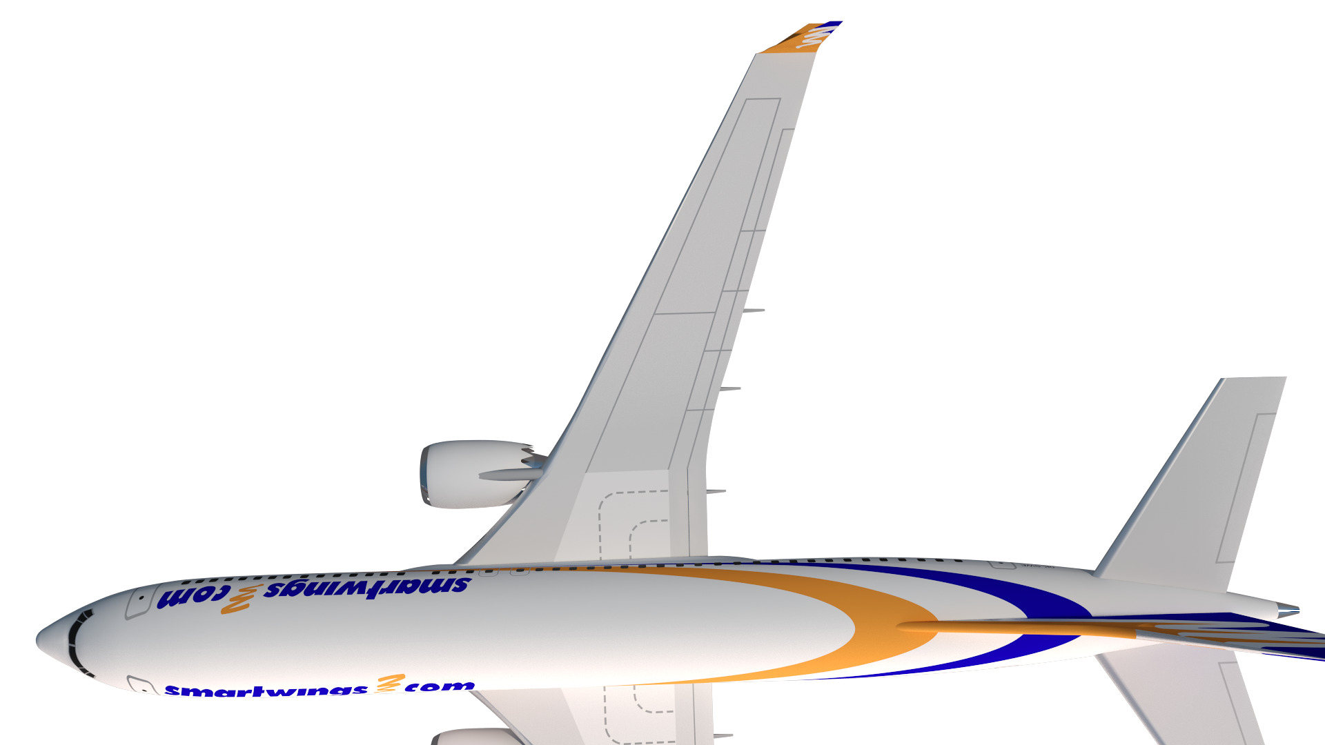 Smartwings Boeing 737 max 8 3D model_3