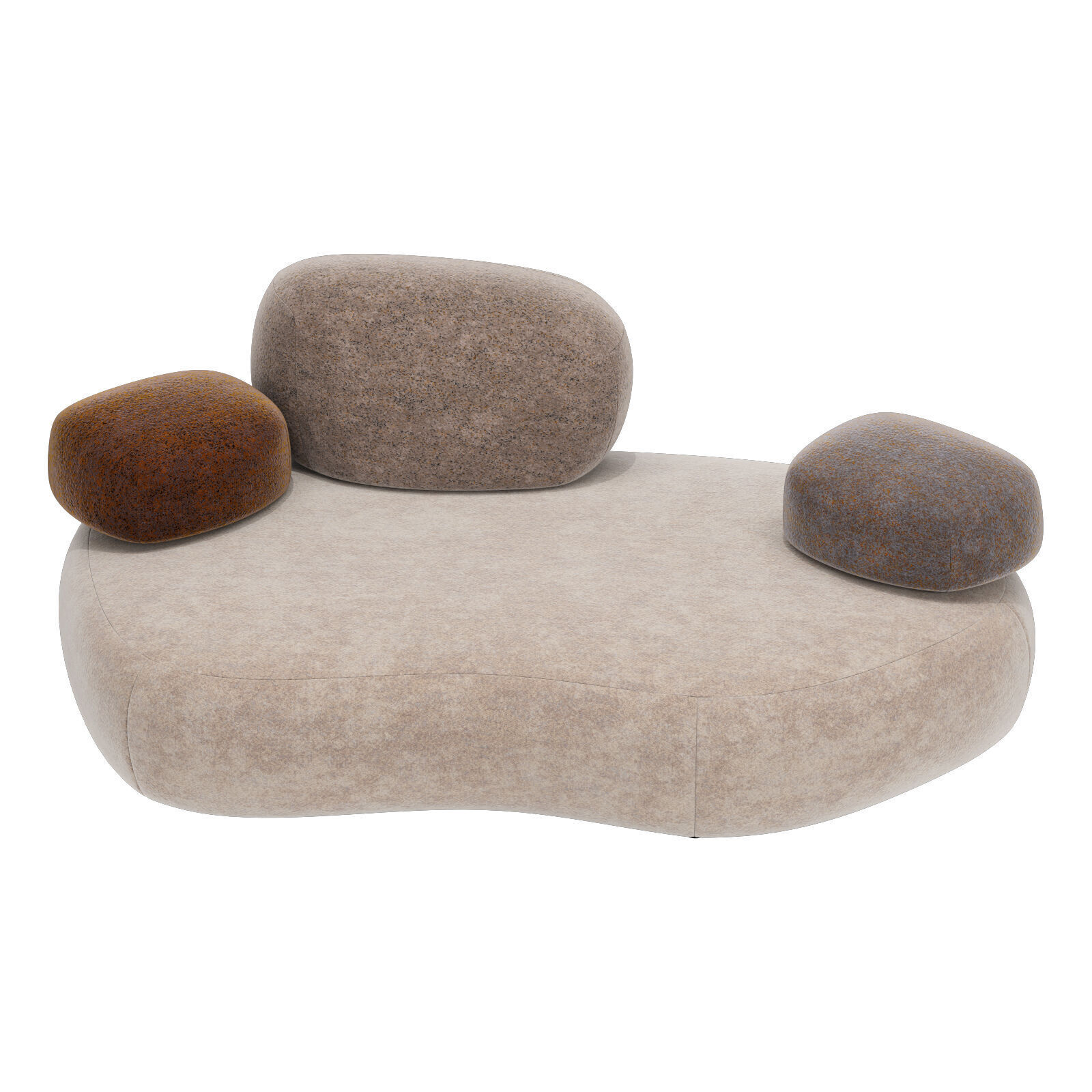 Moroso pebble element D1 3D model_2