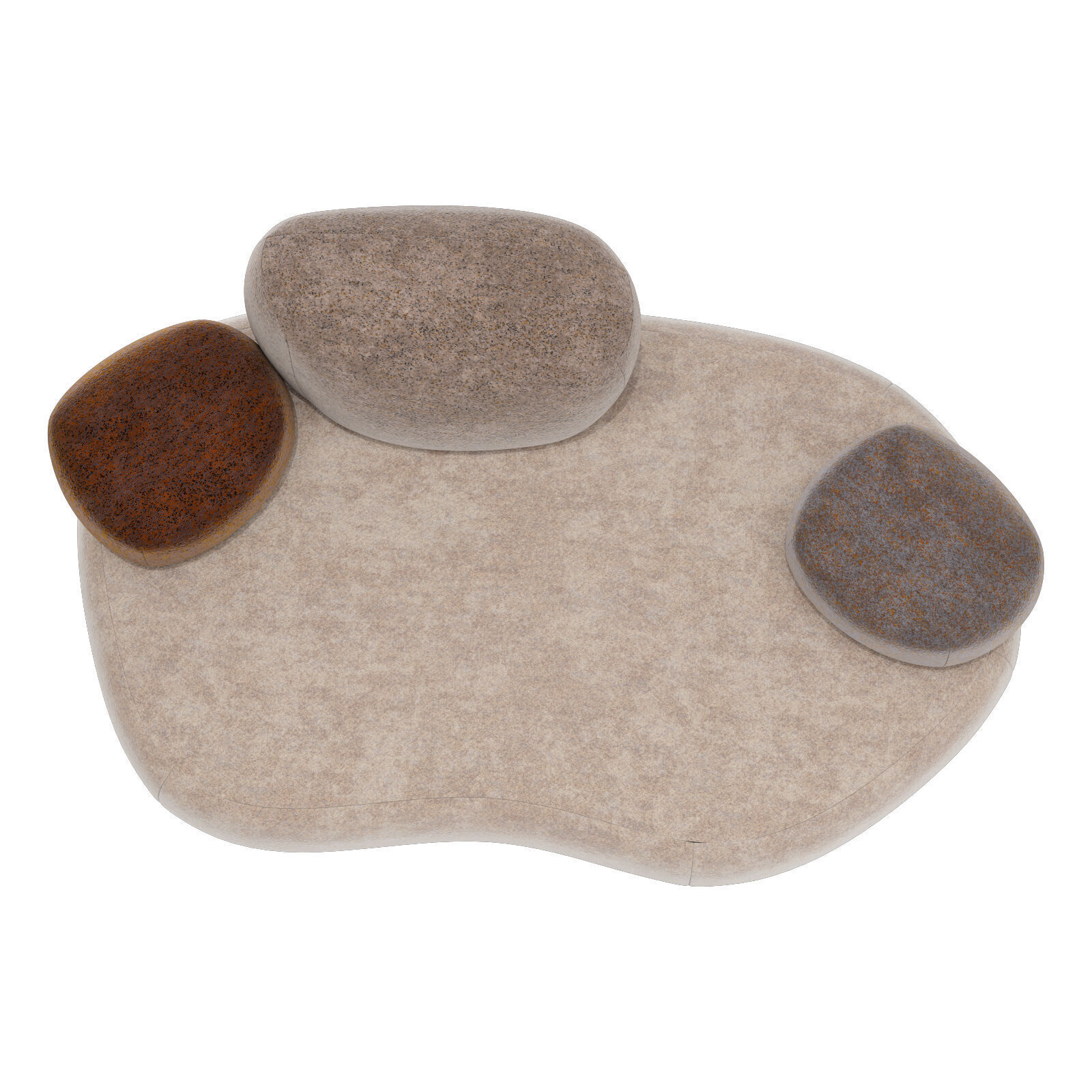 Moroso pebble element D1 3D model_4