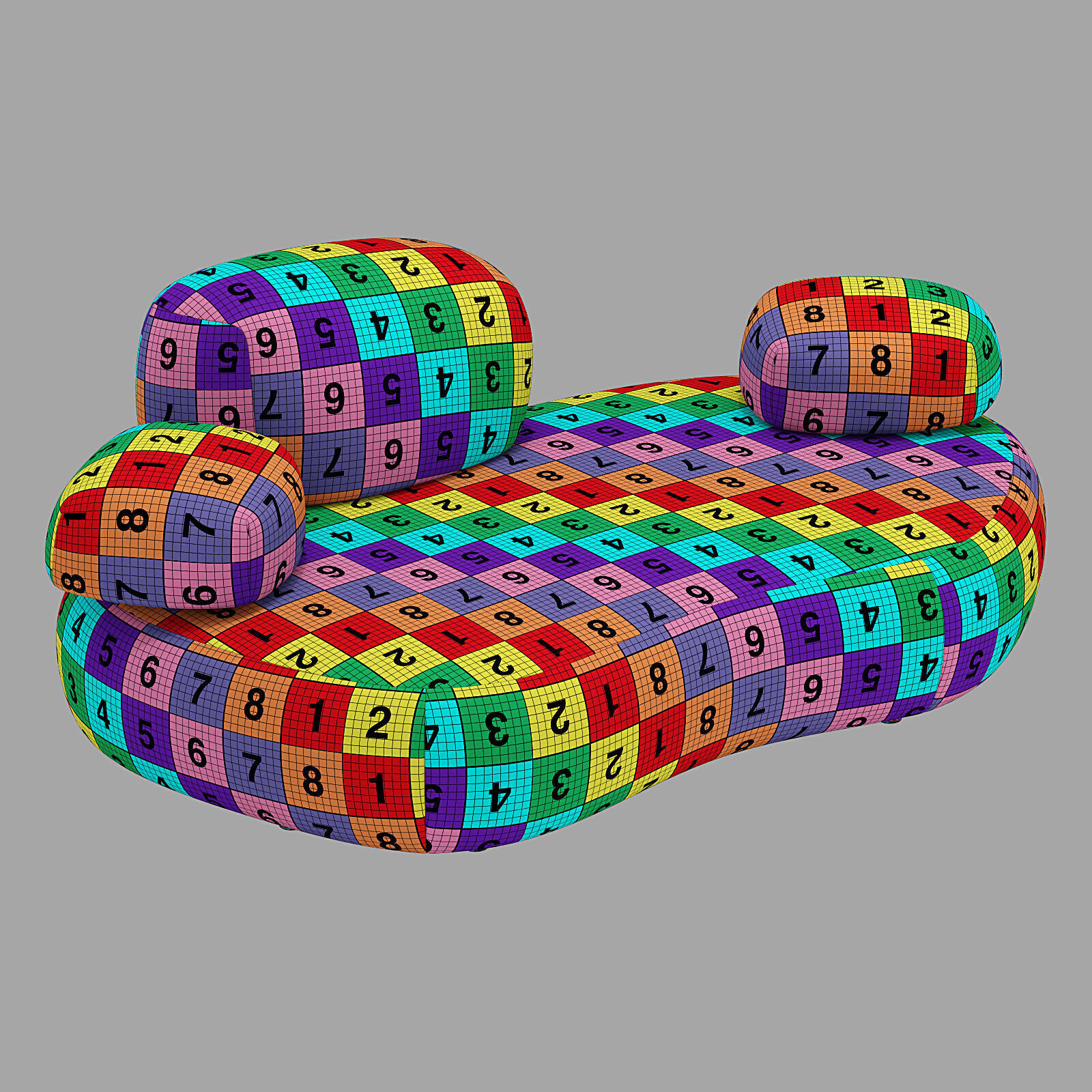 Moroso pebble element D1 3D model_8