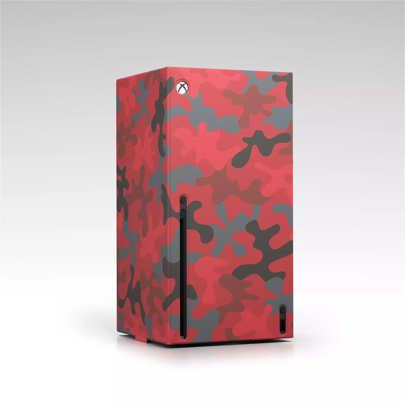Xbox Series X Console Wrap Daystrike Camo 3D model_0