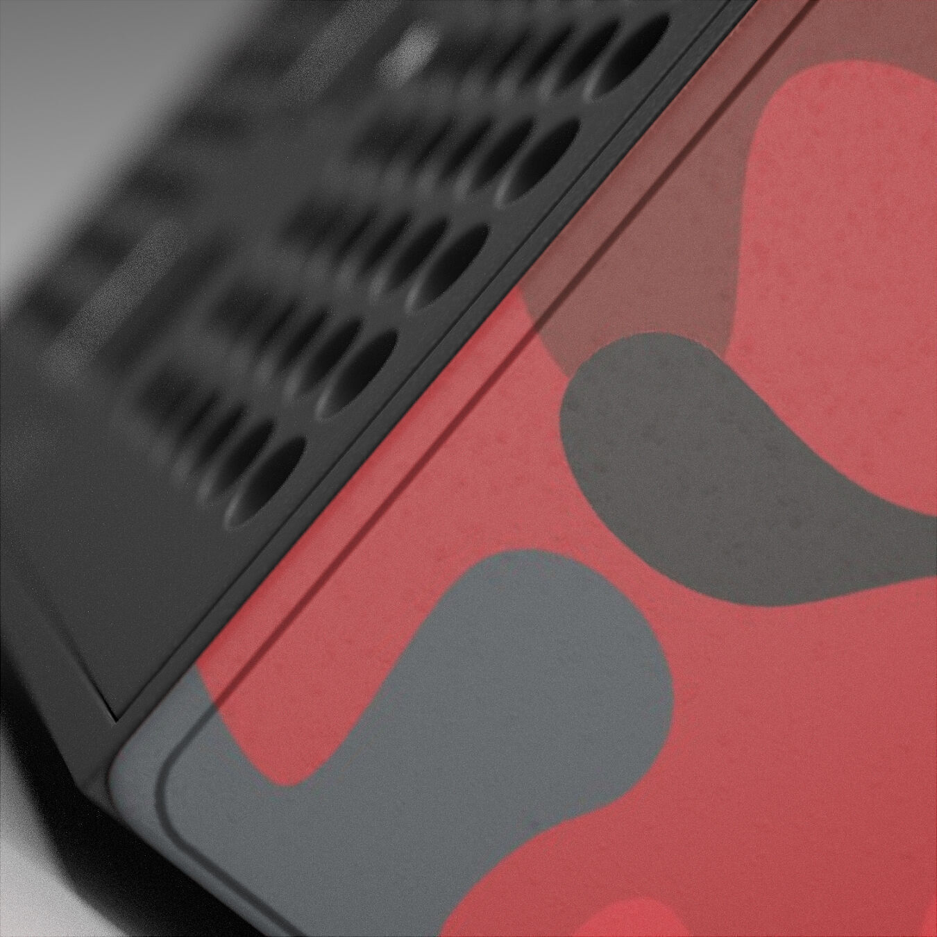 Xbox Series X Console Wrap Daystrike Camo 3D model_6