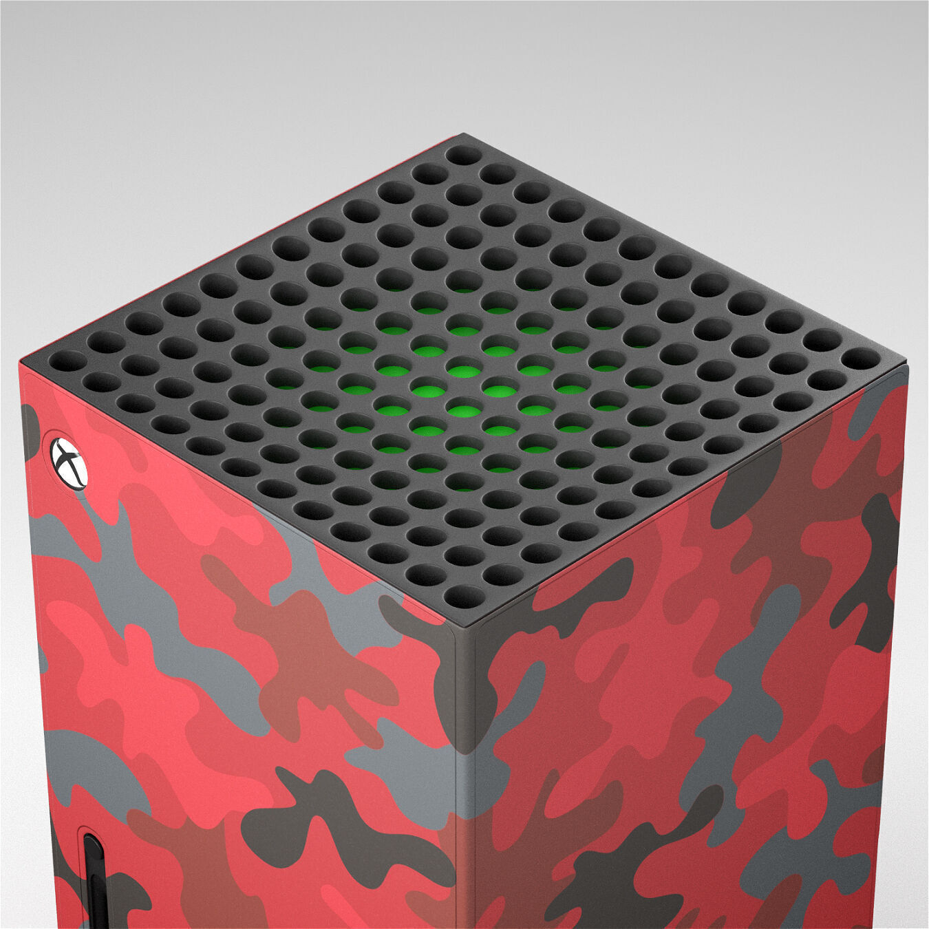 Xbox Series X Console Wrap Daystrike Camo 3D model_3