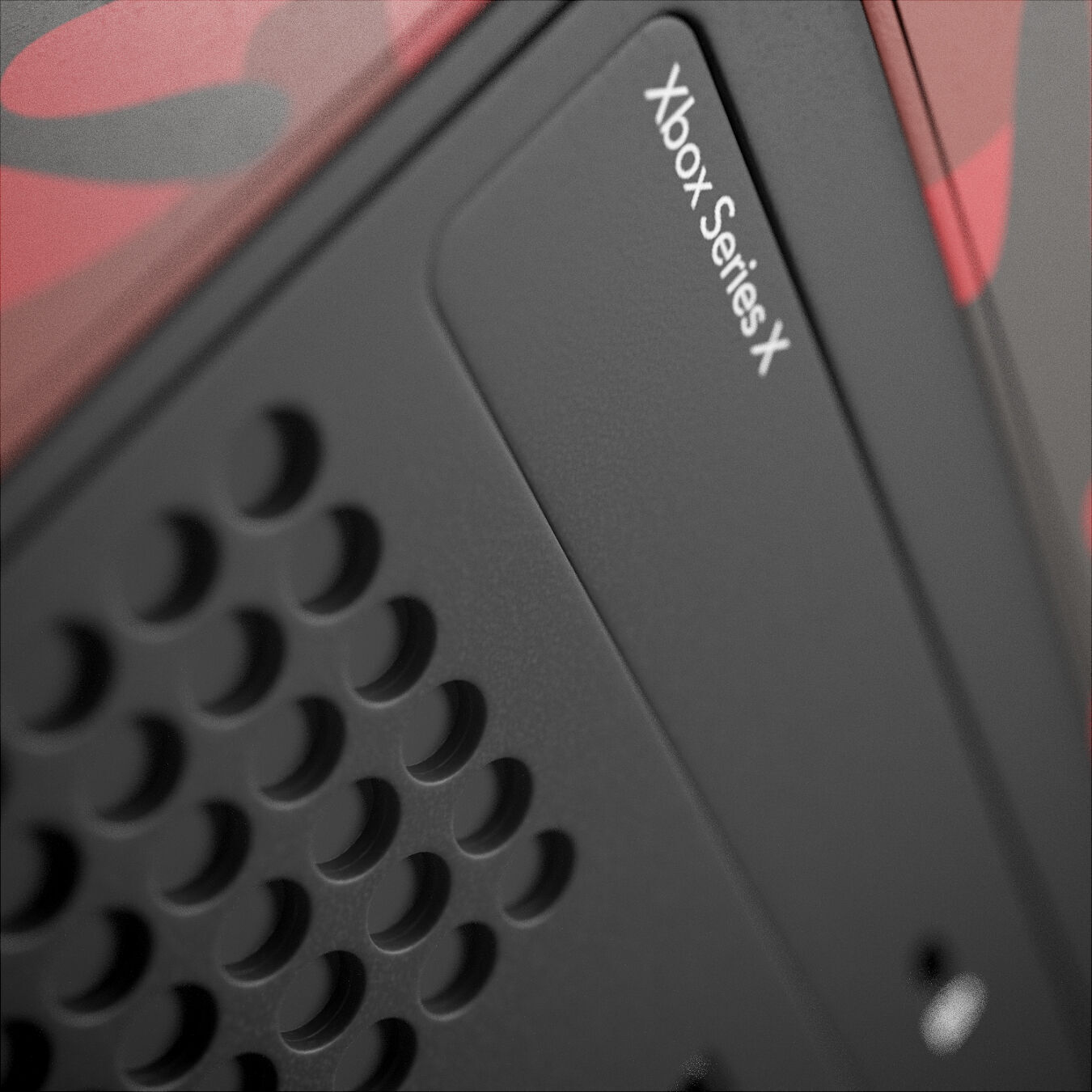 Xbox Series X Console Wrap Daystrike Camo 3D model_5