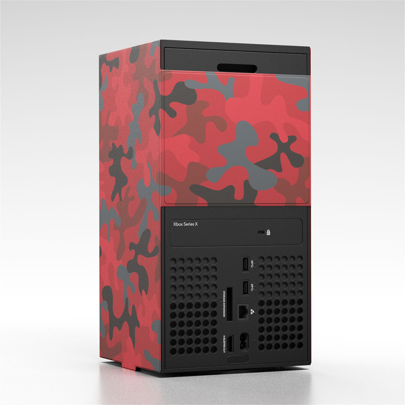 Xbox Series X Console Wrap Daystrike Camo 3D model_2