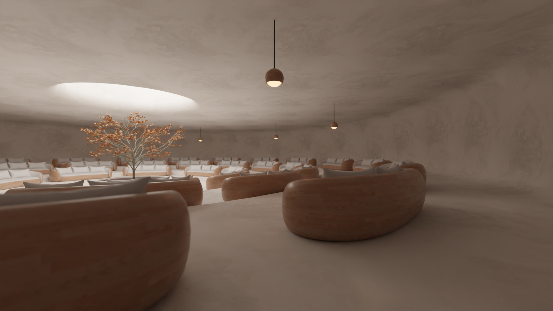 Metaverse Environment - Baked Low-poly 3D model_7