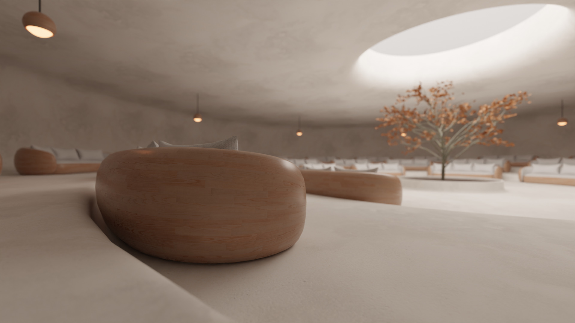 Metaverse Environment - Baked Low-poly 3D model_8