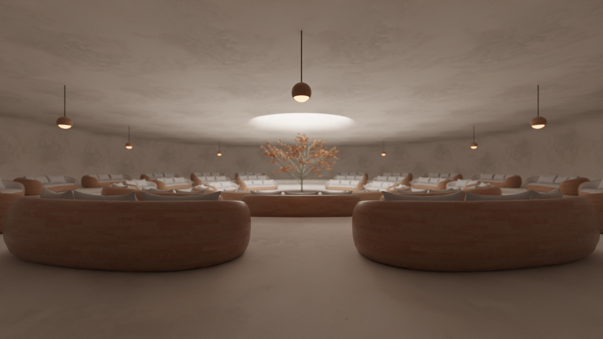 Metaverse Environment - Baked Low-poly 3D model_1