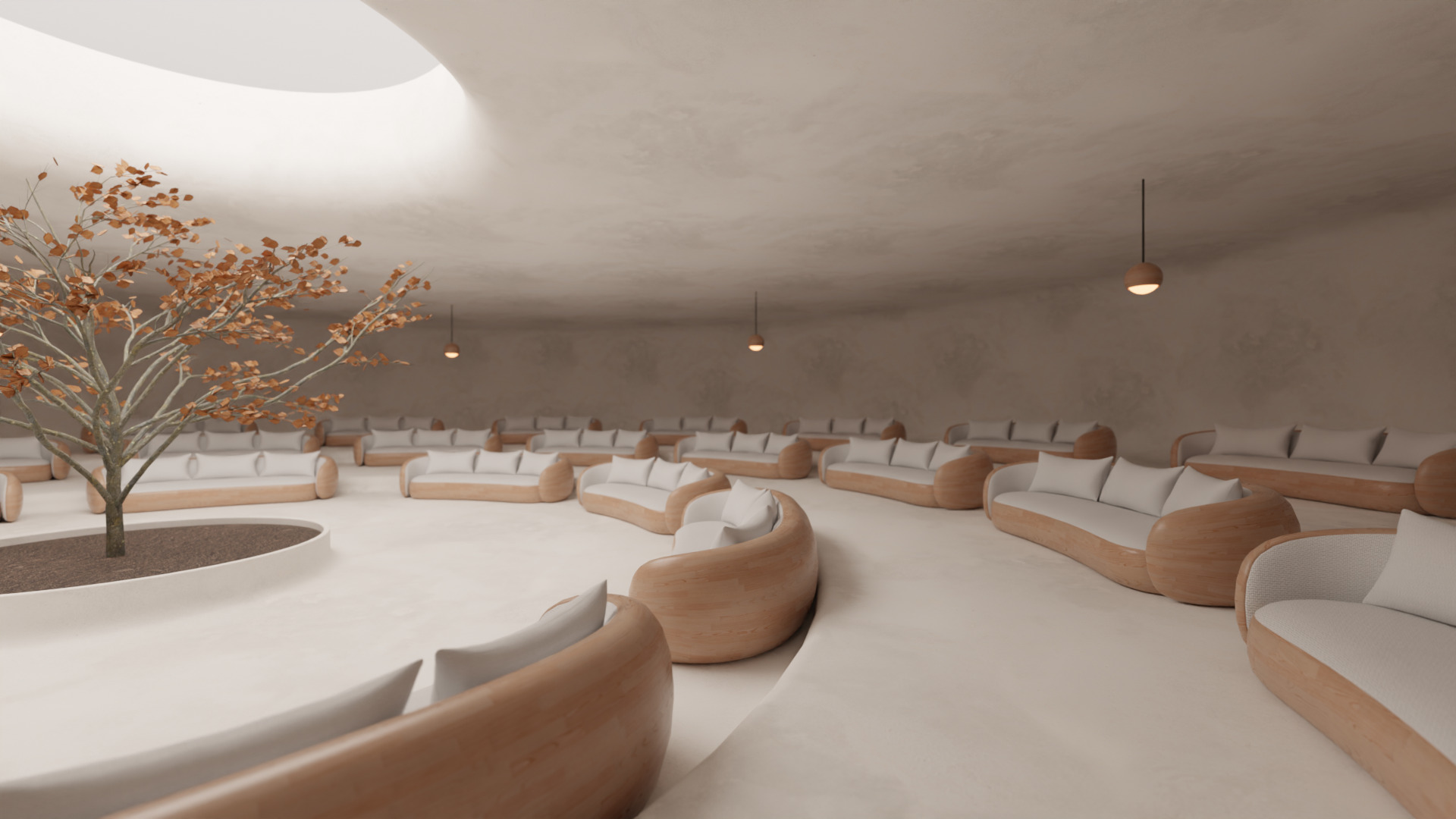 Metaverse Environment - Baked Low-poly 3D model_3