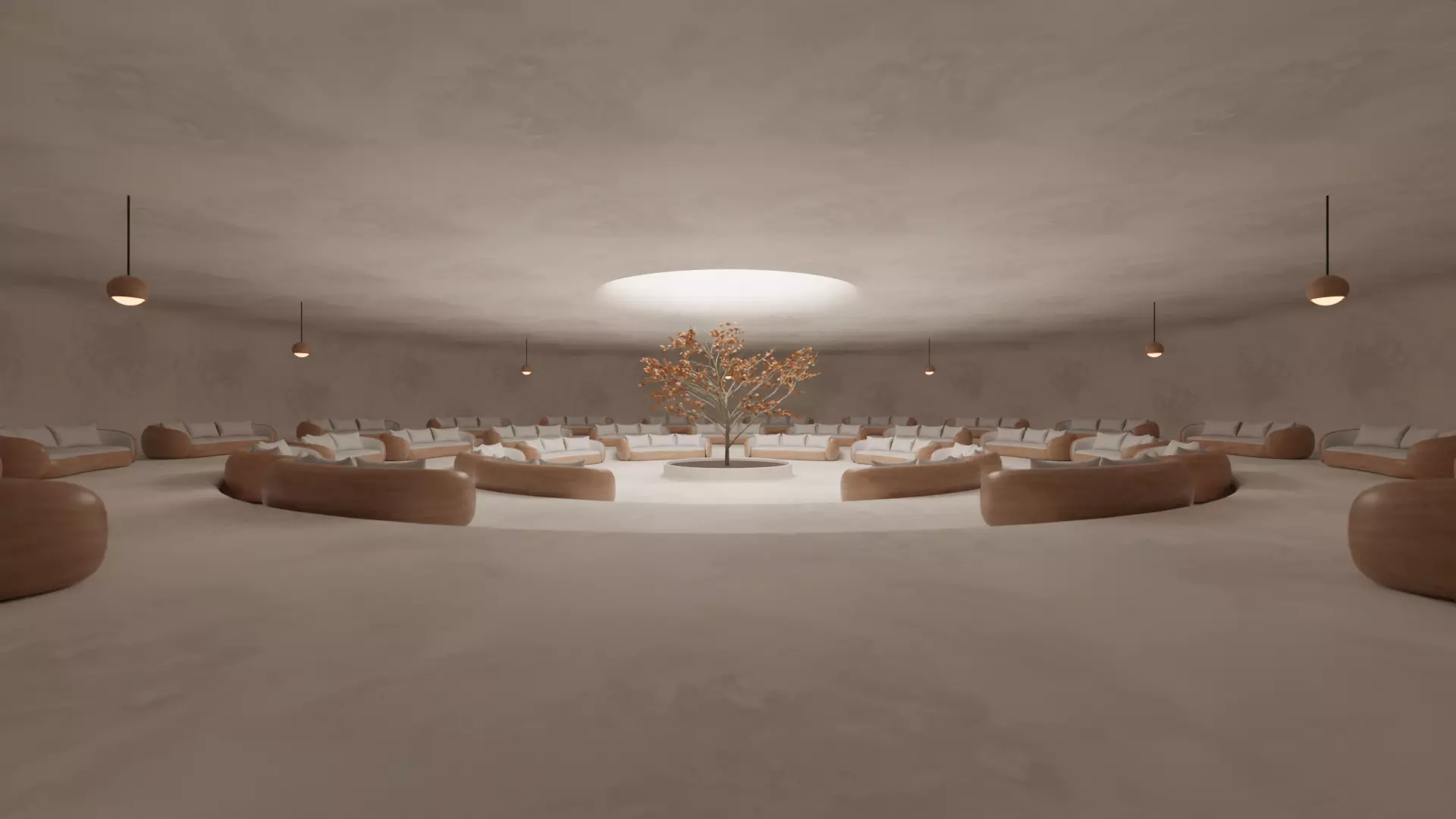 Metaverse Environment - Baked Low-poly 3D model_0