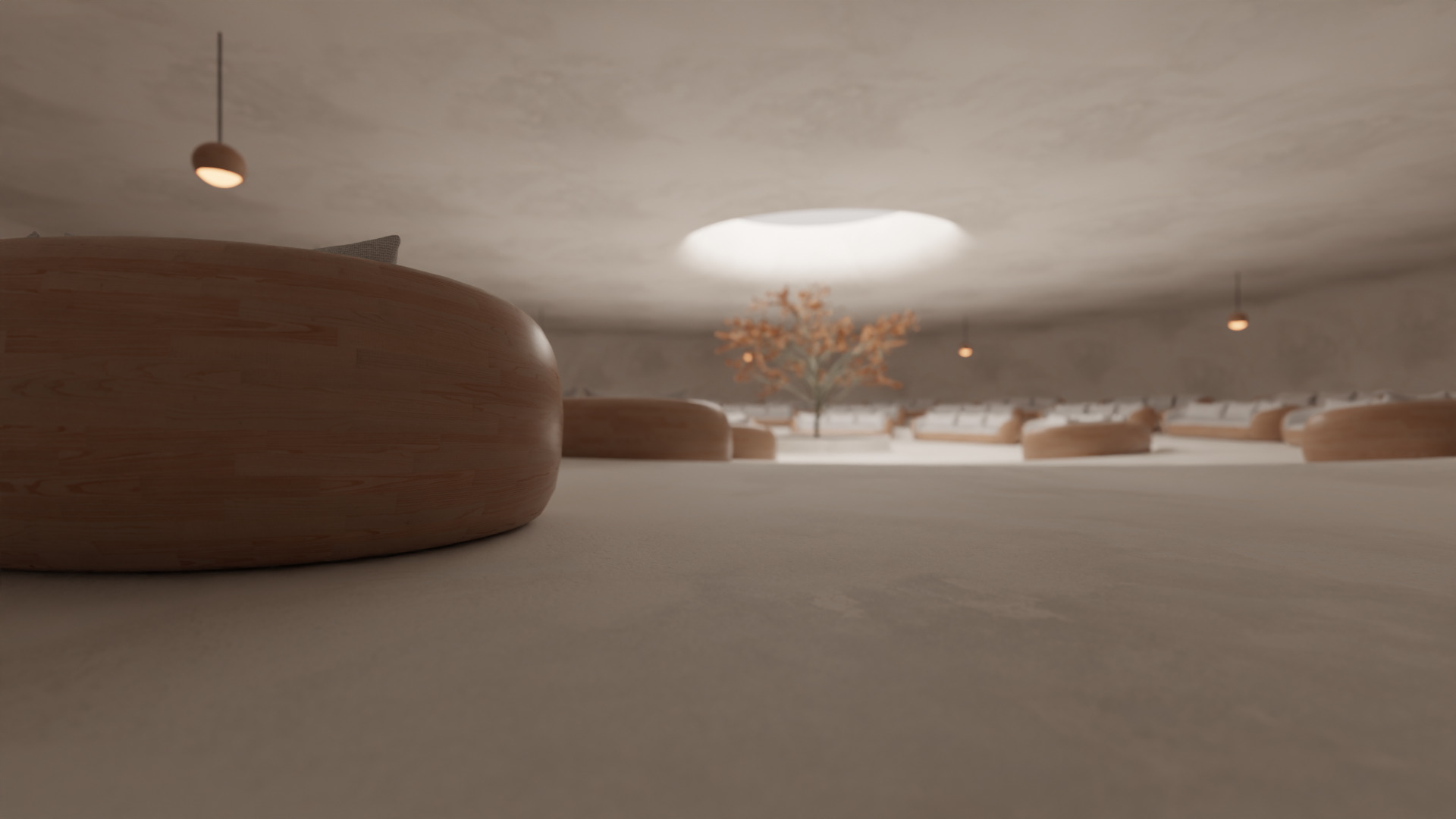 Metaverse Environment - Baked Low-poly 3D model_9