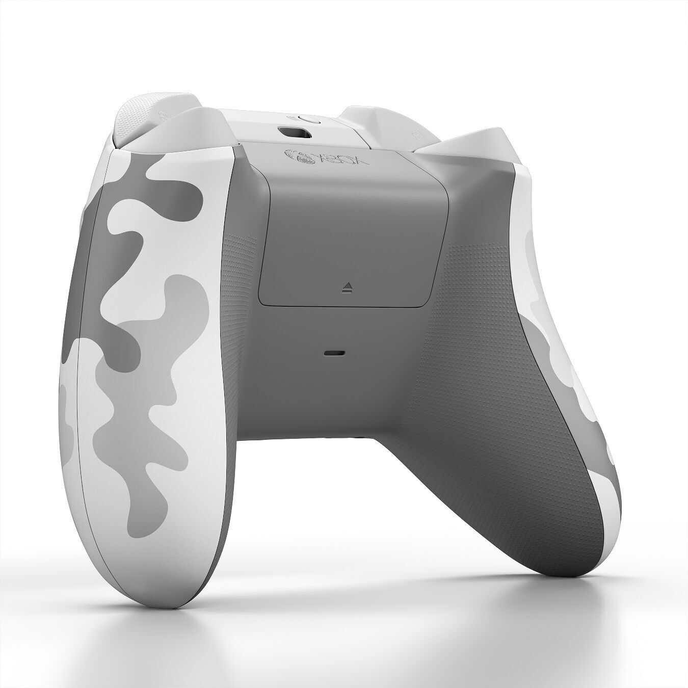 Xbox Series X Console Wrap and Controller Arctic Camo 3D model_10