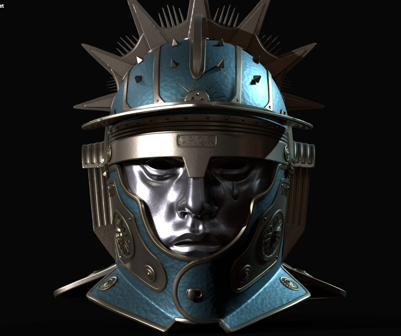 SOL INVICTUS - HELMET 3D print model_8