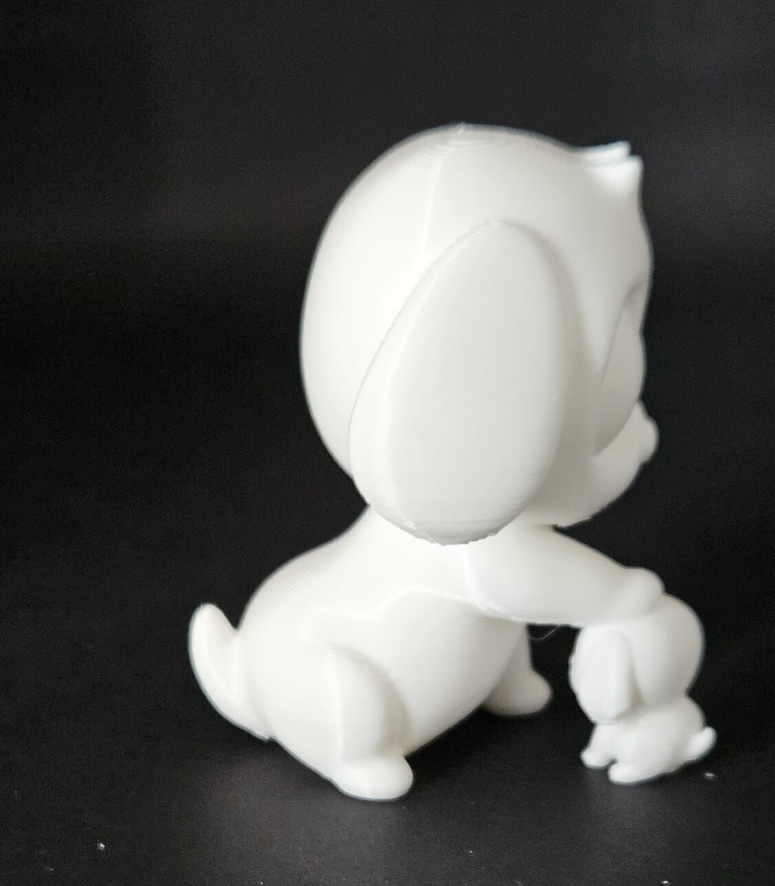 Dog and Little Dog 3D print model_6