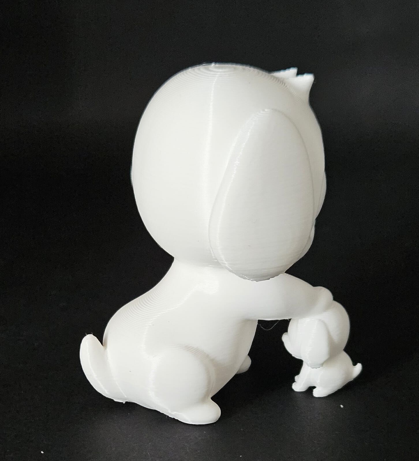 Dog and Little Dog 3D print model_10