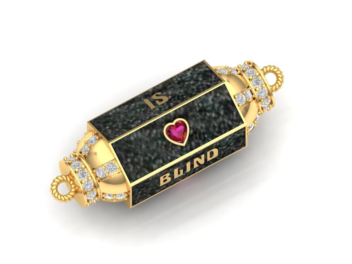 Love is Blind Box Locket 3D print model_3