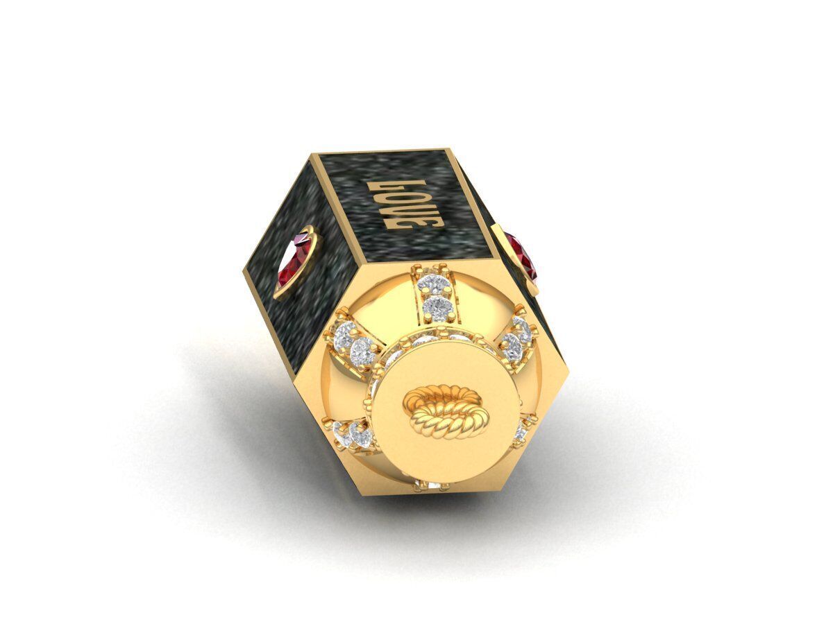 Love is Blind Box Locket 3D print model_5