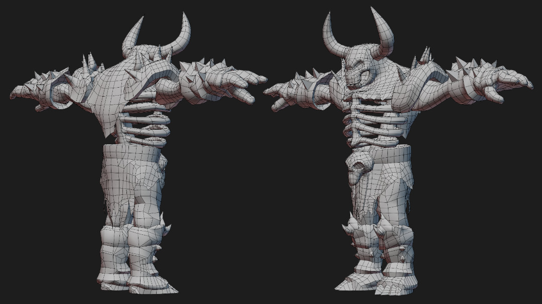 human skeleton Army Pack Low-poly 3D model_12